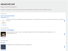 Tablet Screenshot of akselvoll.net